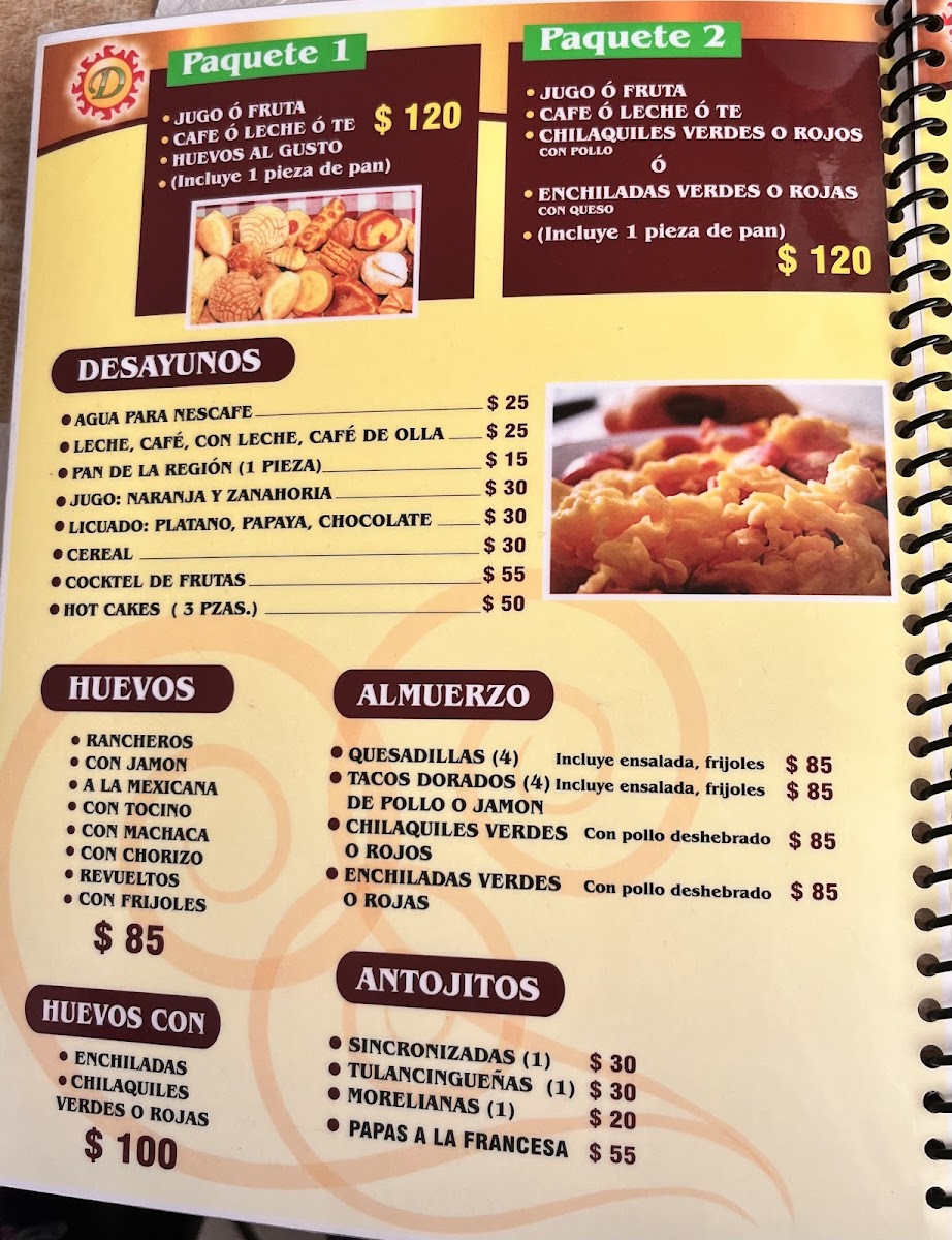 El Dorado Photo Menu 1