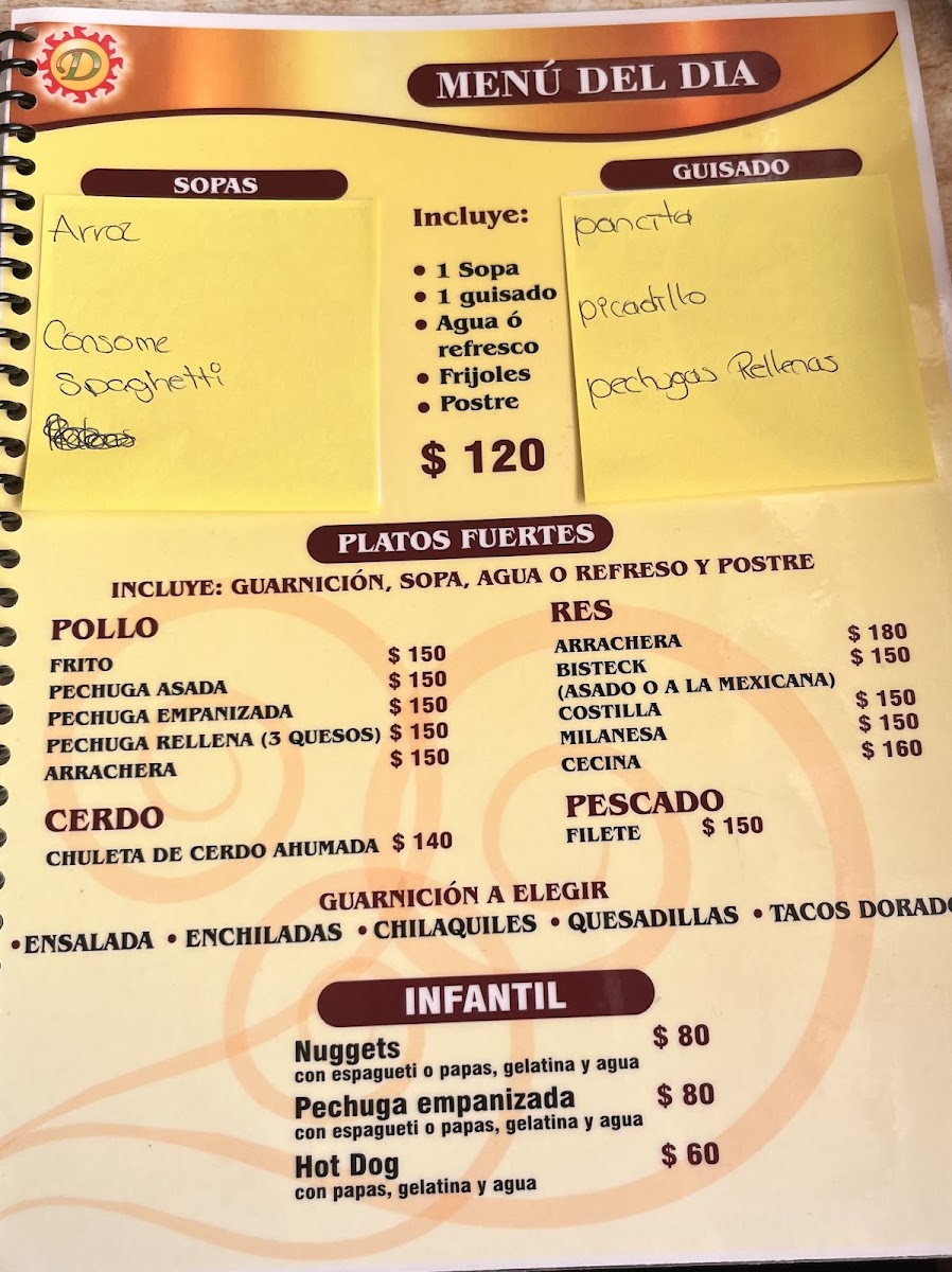 El Dorado Photo Menu 3