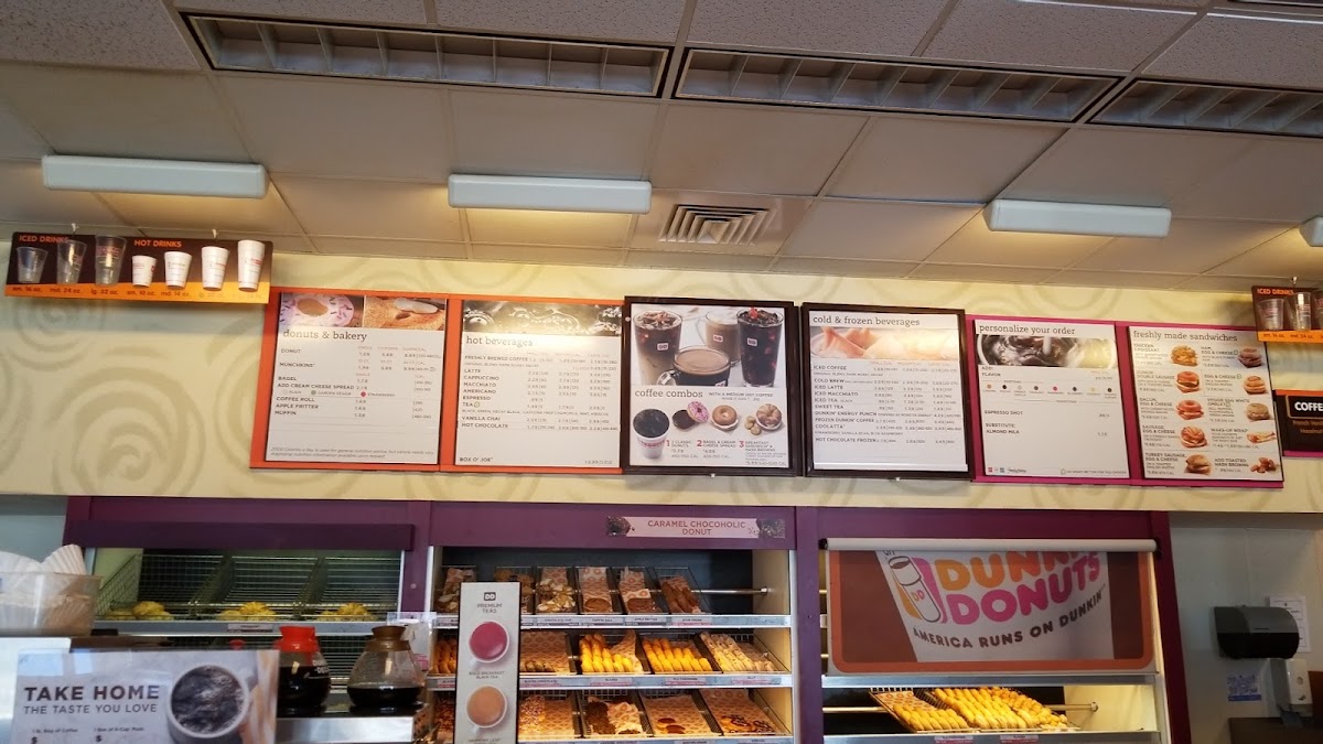 Dunkin' Photo Menu 1