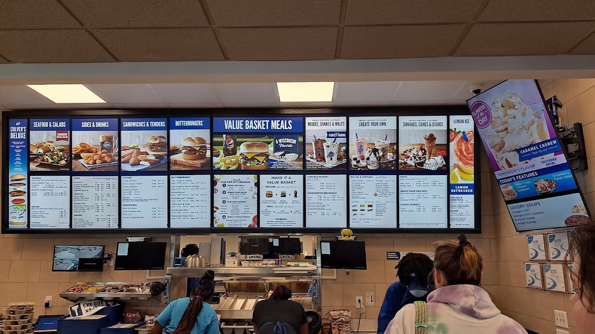 Culver’s Photo Menu 8