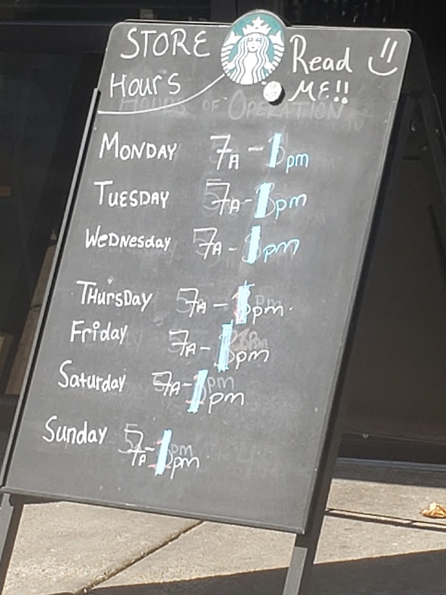 Starbucks Photo Menu 1