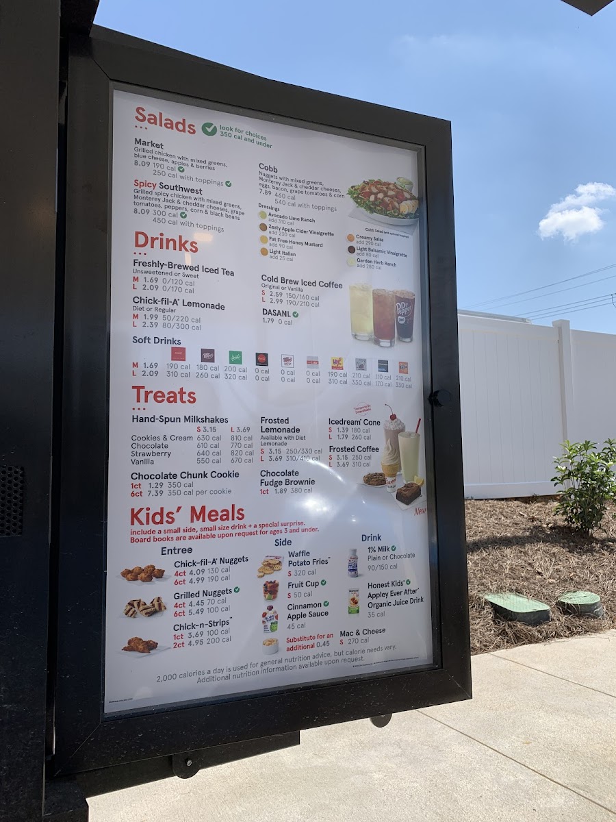 Chick-fil-A Photo Menu 1