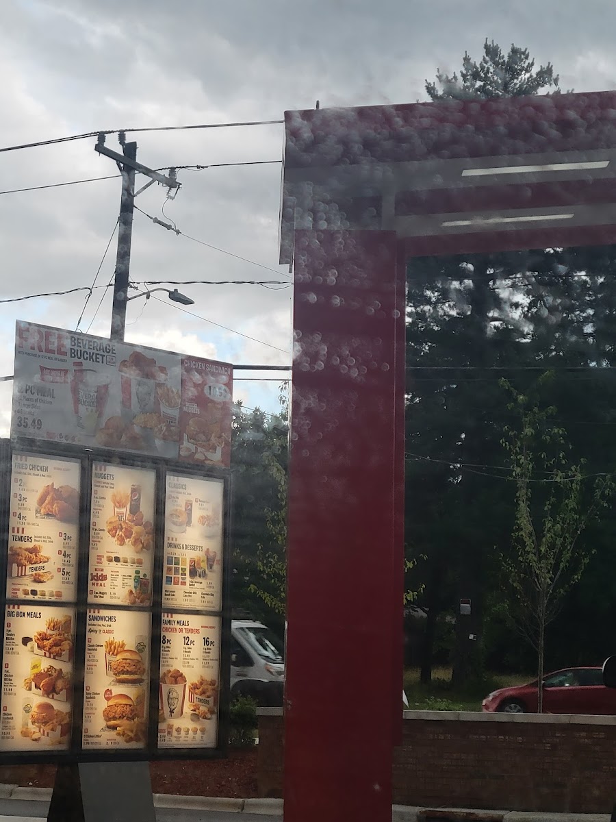 KFC Photo Menu 1