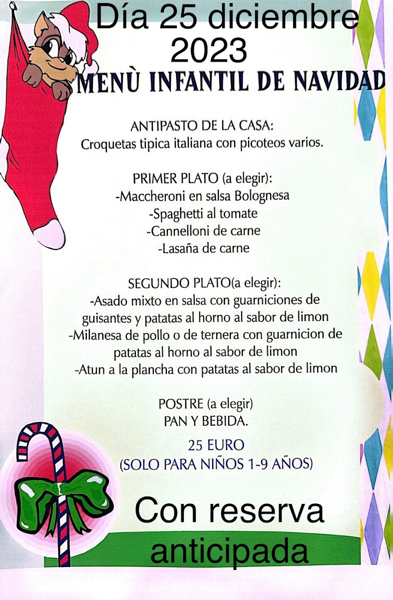 Restaurant la Bella Calabria Photo Menu 3