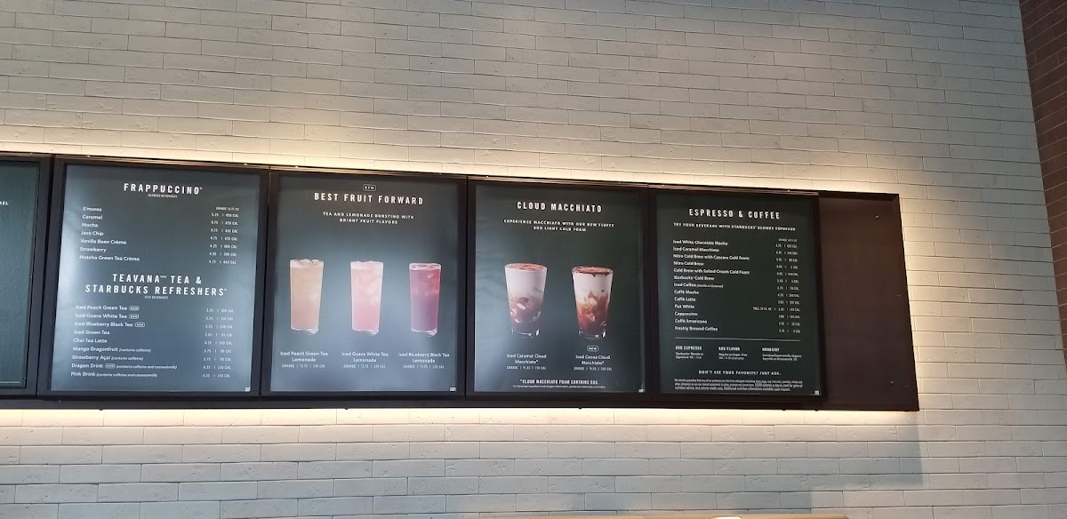 Starbucks Photo Menu 2