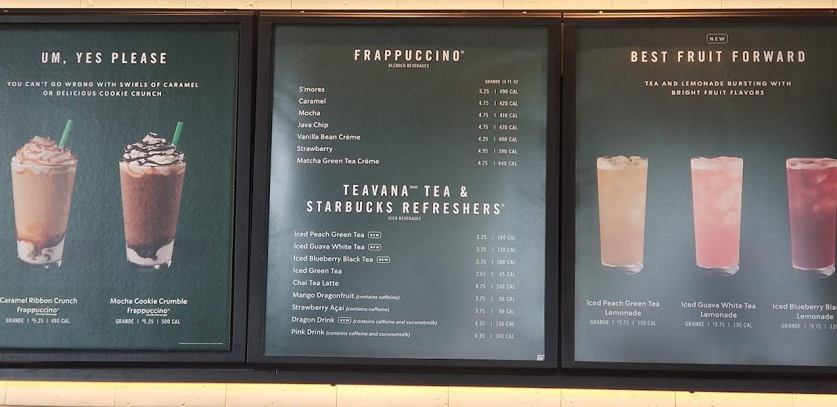 Starbucks Photo Menu 4