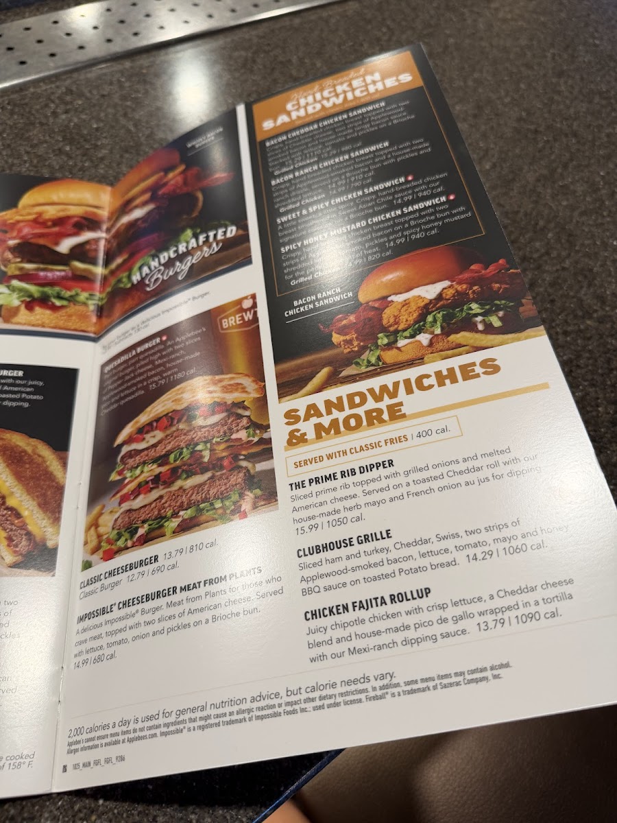 Applebee's Grill + Bar Photo Menu 9