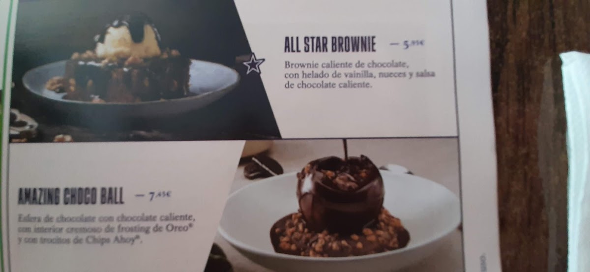 Foster's Hollywood Photo Menu 6