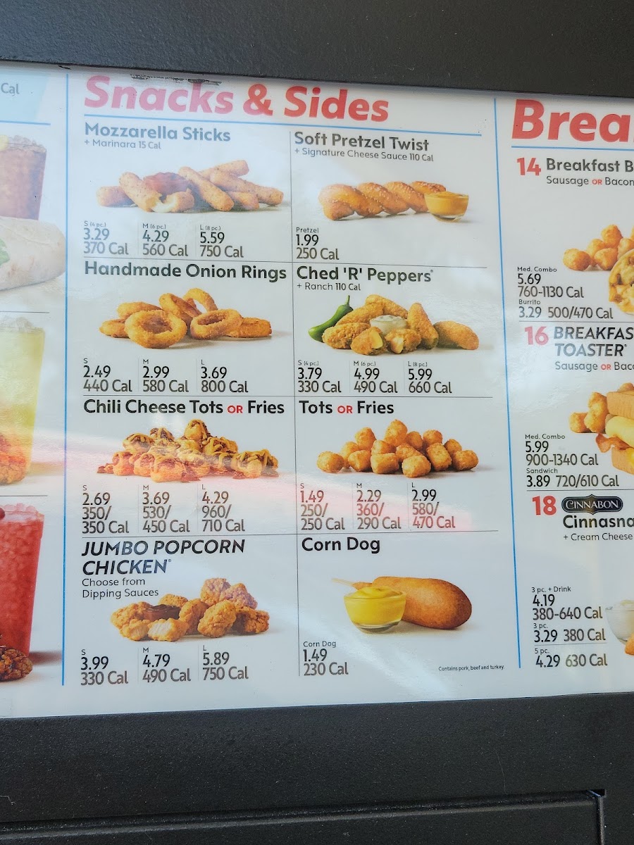 Sonic Drive-In Photo Menu 4