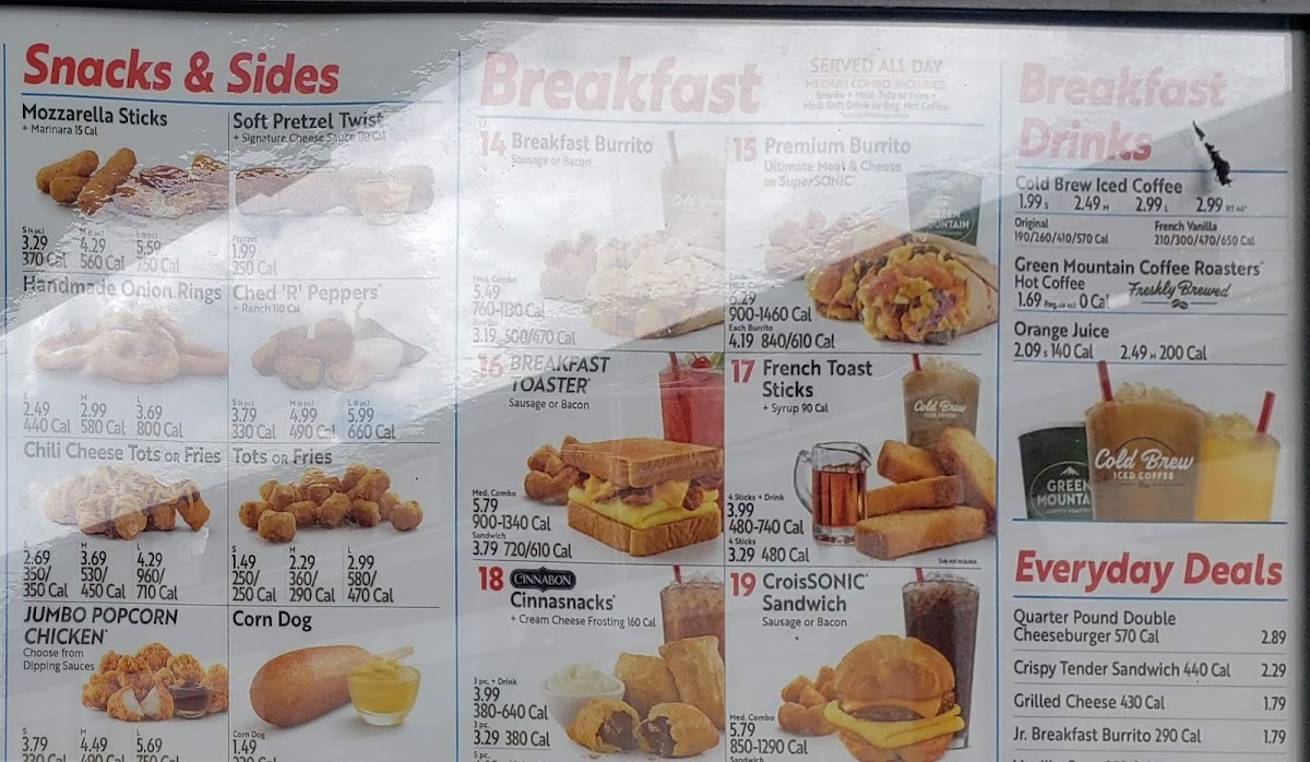 Sonic Drive-In Photo Menu 7