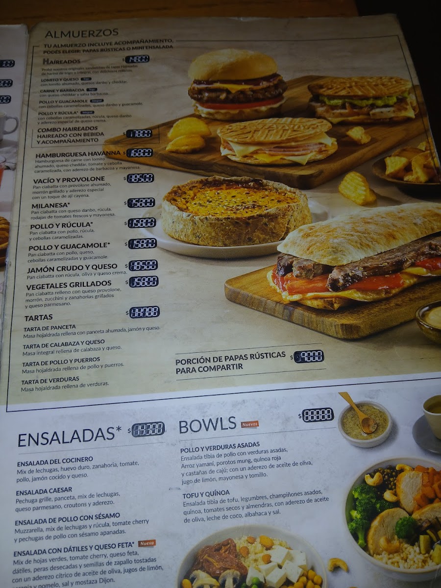 Havanna Photo Menu 1