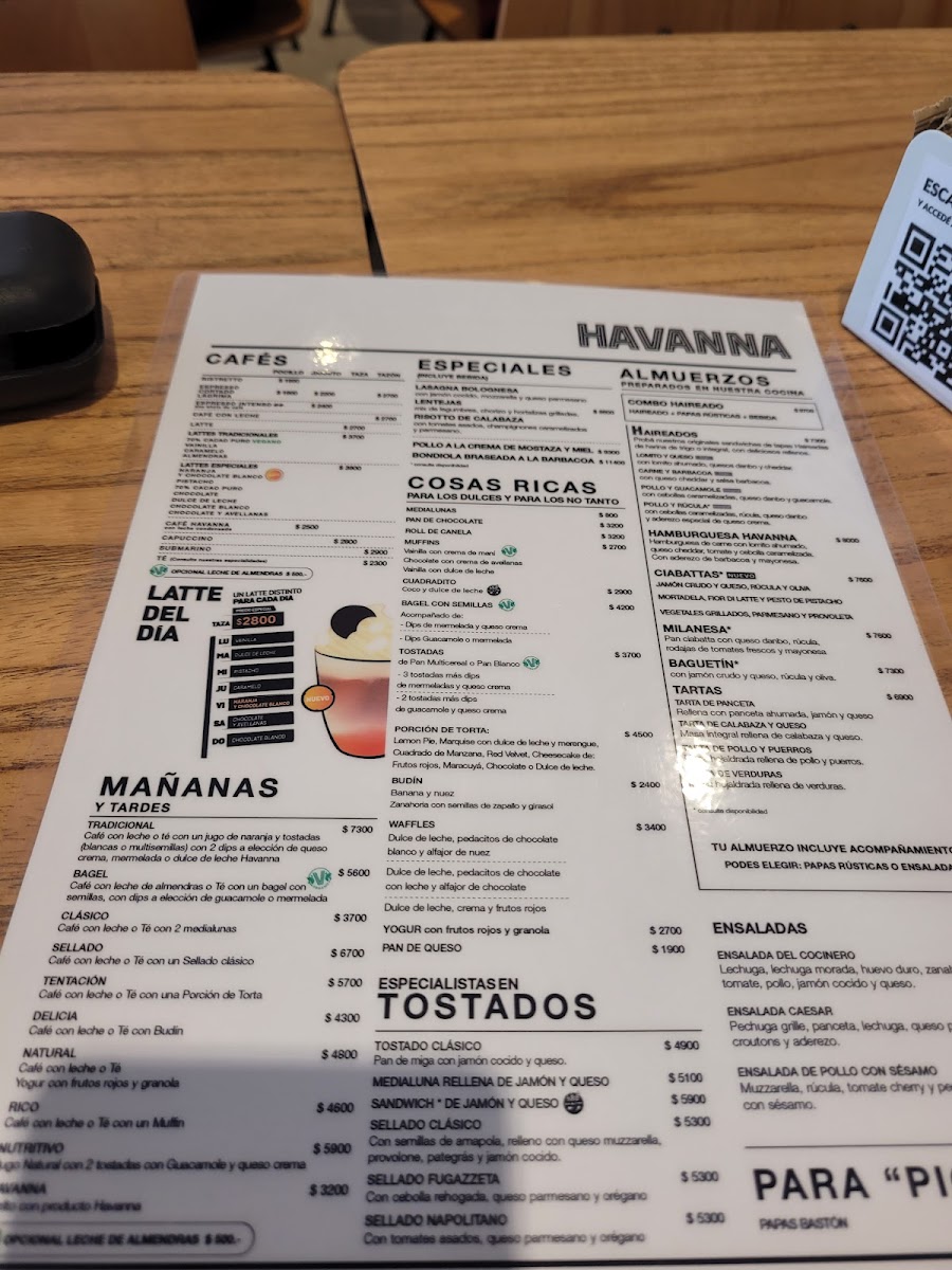 Havanna Photo Menu 4