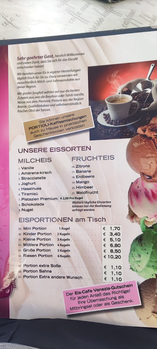 Eiscafé Venezia Photo Menu 7