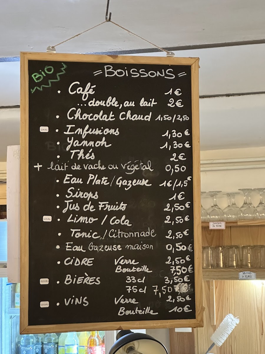 Le jardin Photo Menu 1
