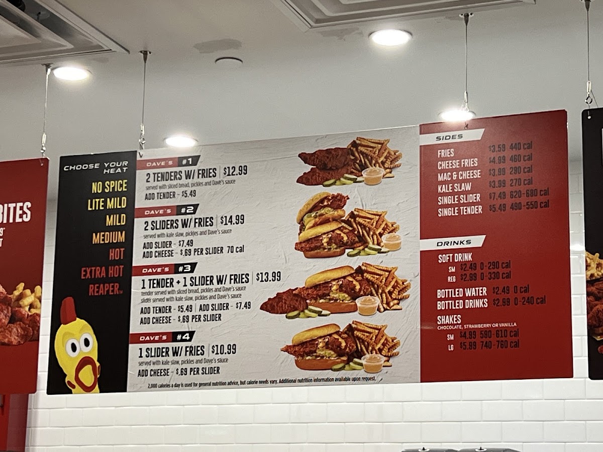 Dave's Hot Chicken Photo Menu 5