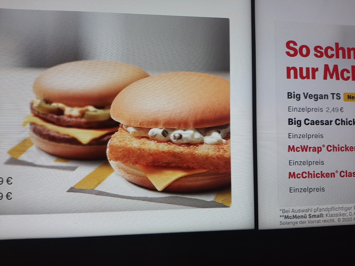 McDonald's Photo Menu 3