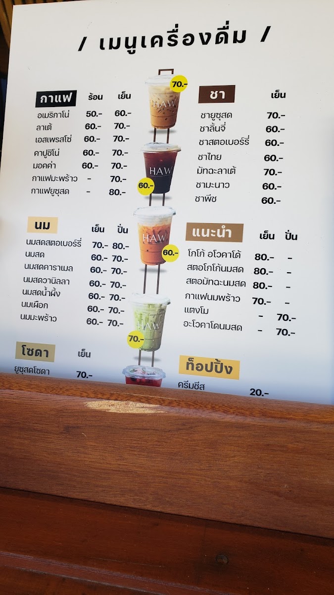 หาว COFFEE Photo Menu 3