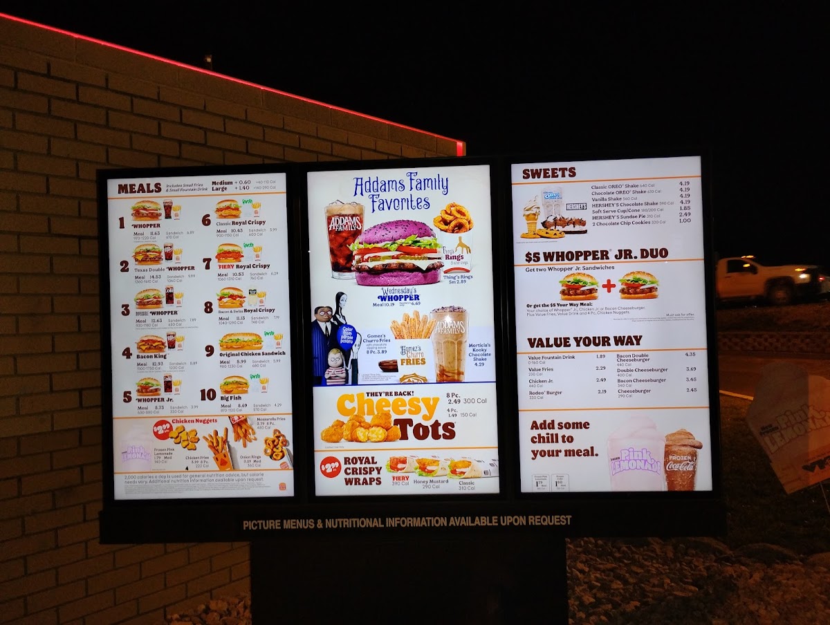 Burger King Photo Menu 3