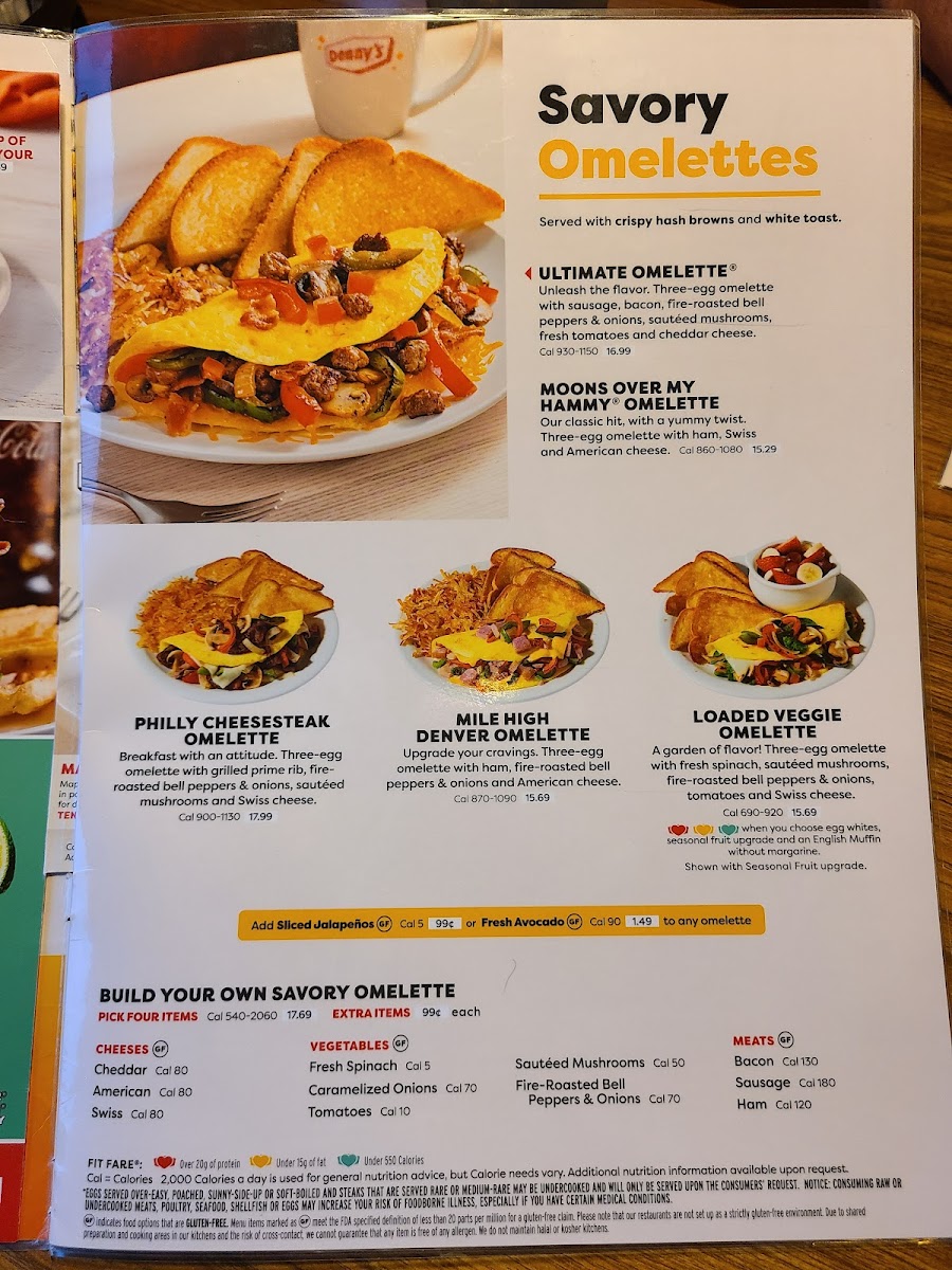 Denny's Photo Menu 8