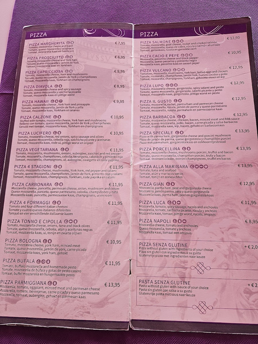 Il Gusto Photo Menu 2