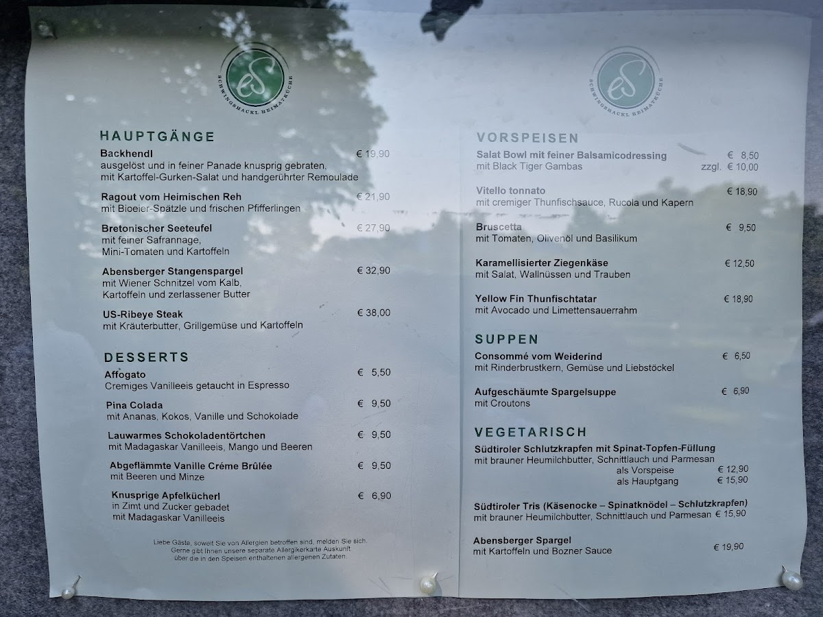Altes Fährhaus Photo Menu 1