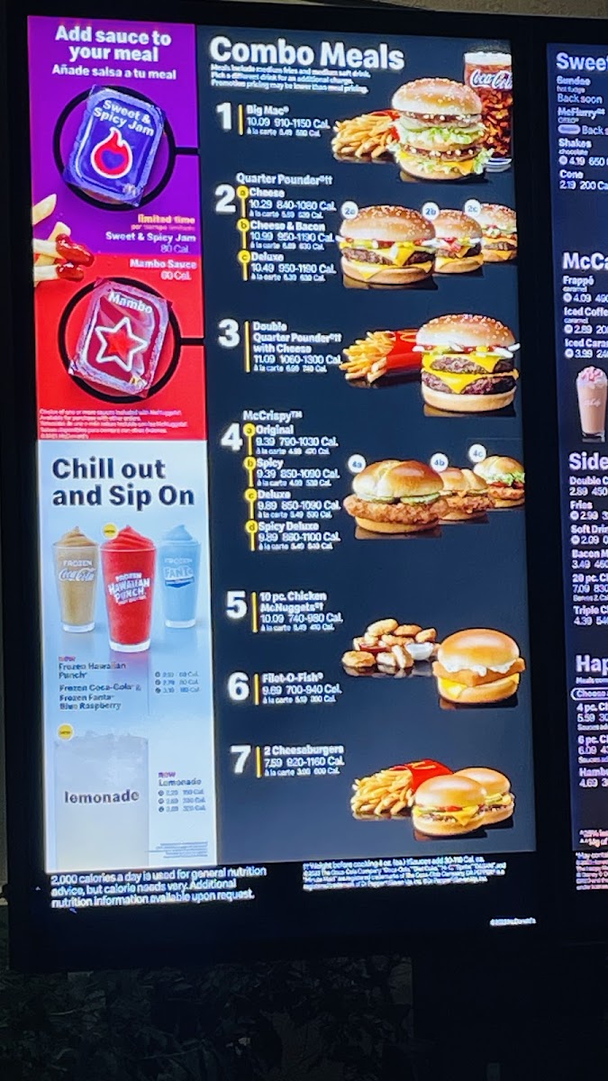 McDonald's Photo Menu 2
