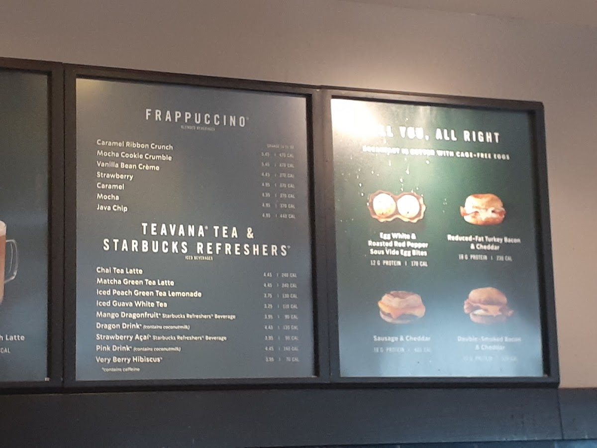 Starbucks Photo Menu 4