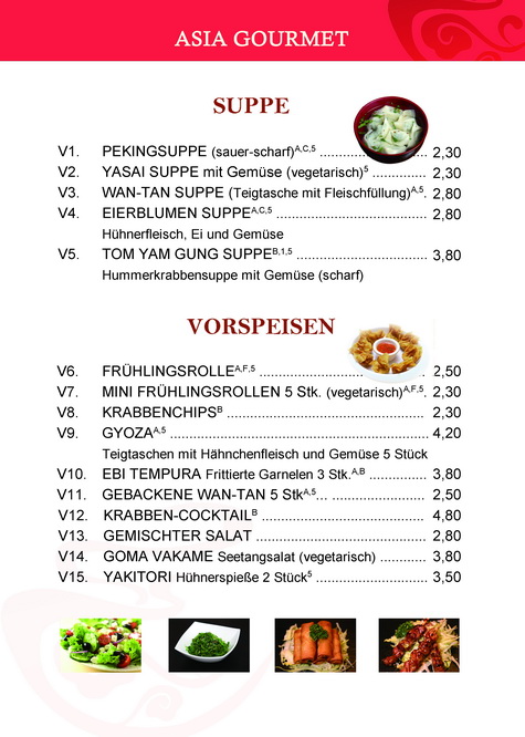 Asia Gourmet Photo Menu 6
