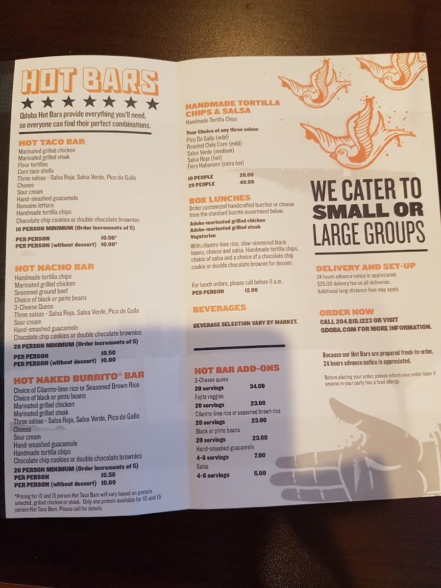 QDOBA Mexican Eats Photo Menu 1
