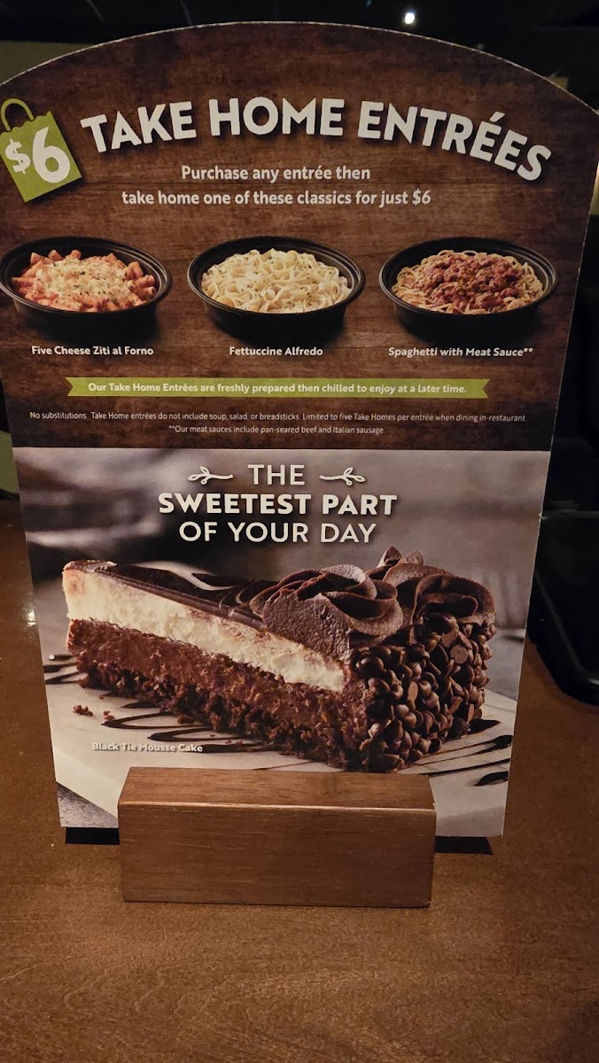 Olive Garden Italian Restaurant Photo Menu 3