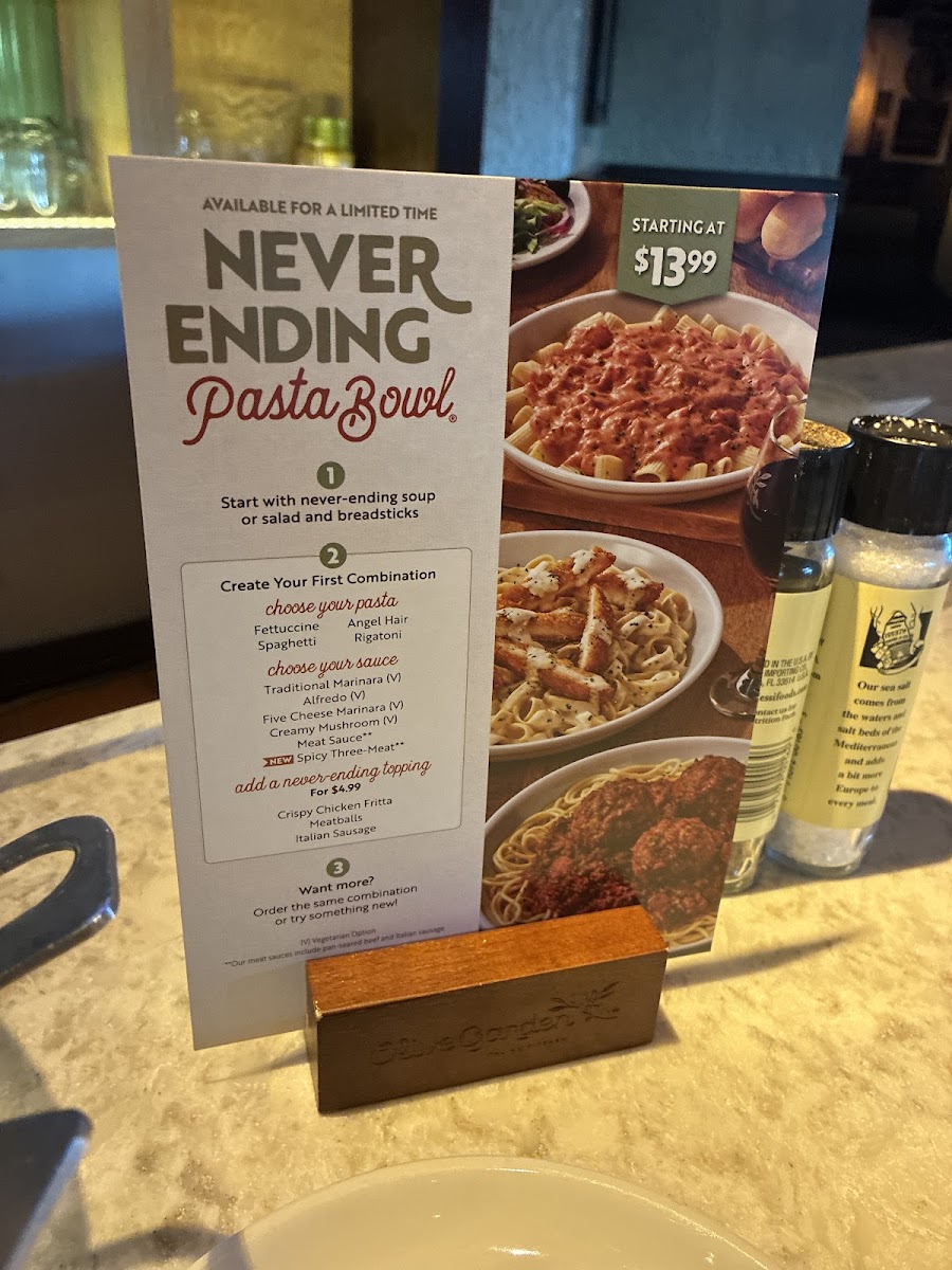 Olive Garden Italian Restaurant Photo Menu 4
