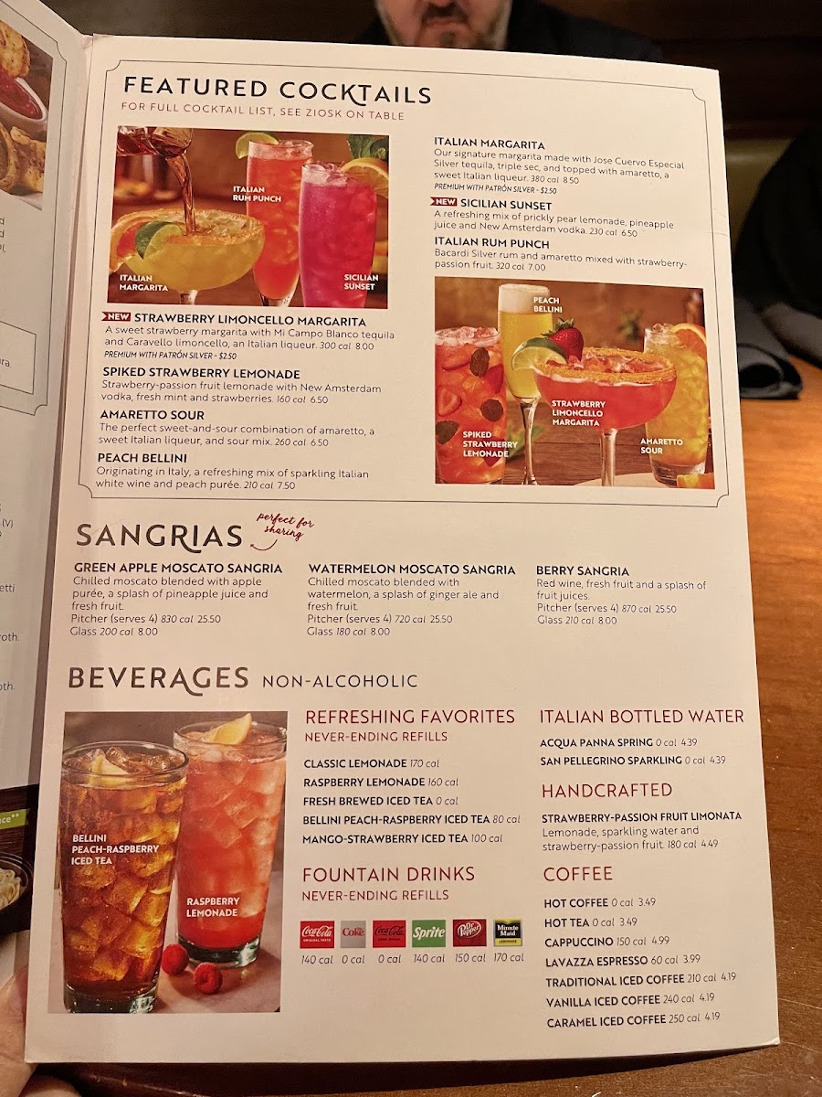 Olive Garden Italian Restaurant Photo Menu 5