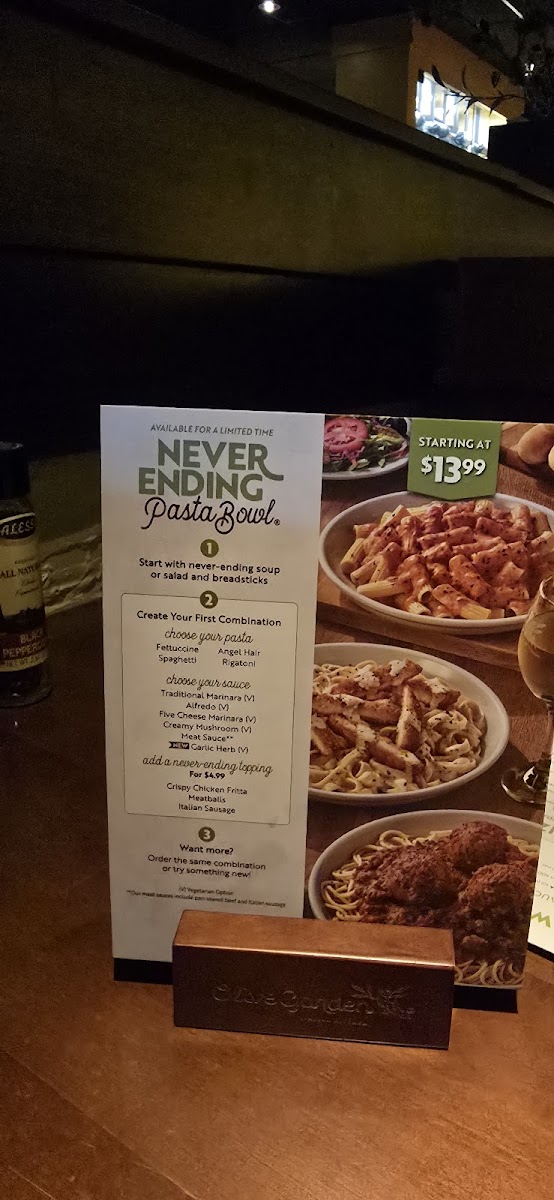 Olive Garden Italian Restaurant Photo Menu 9