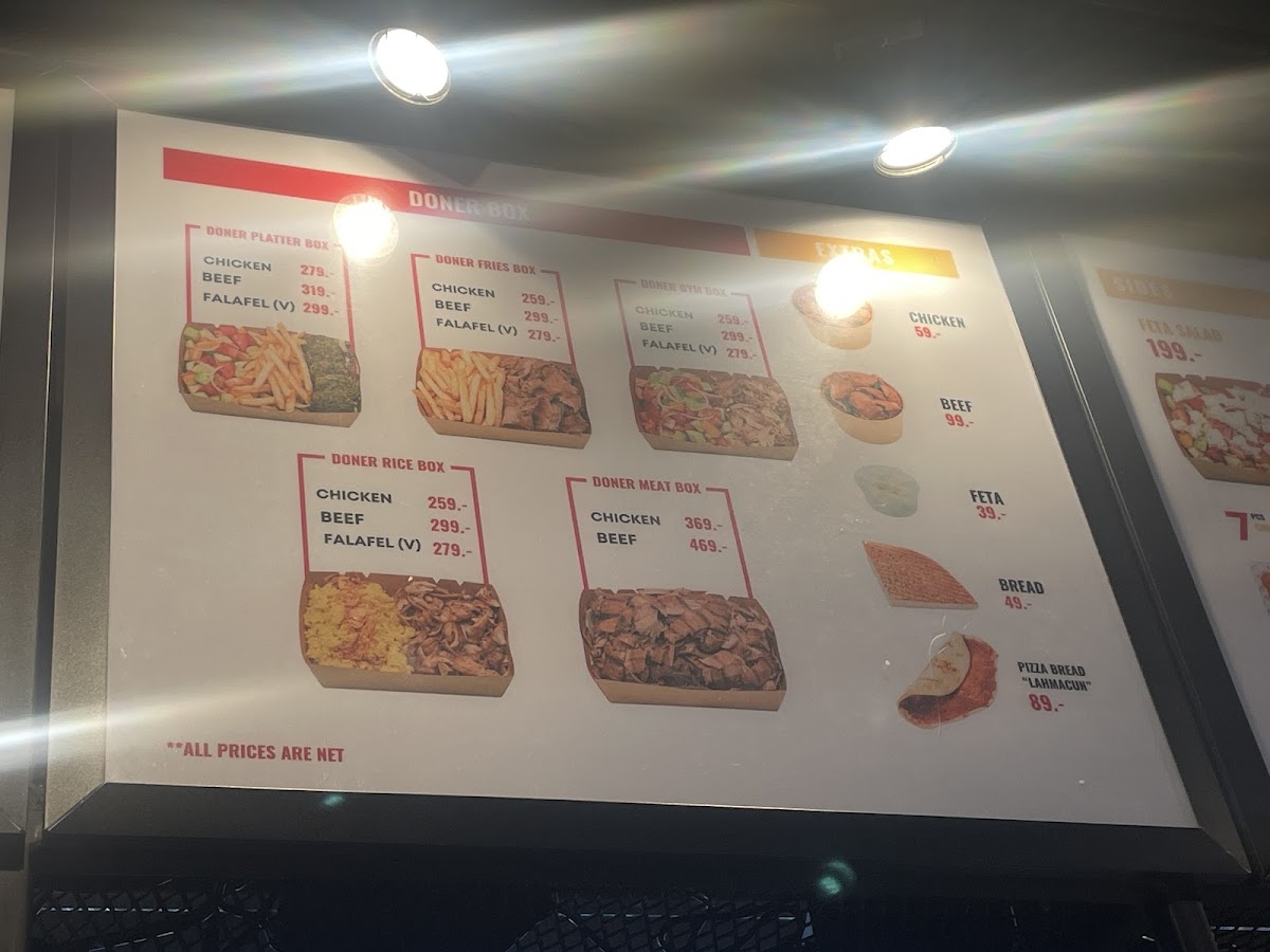 Berlin's Doner Kebab Photo Menu 4