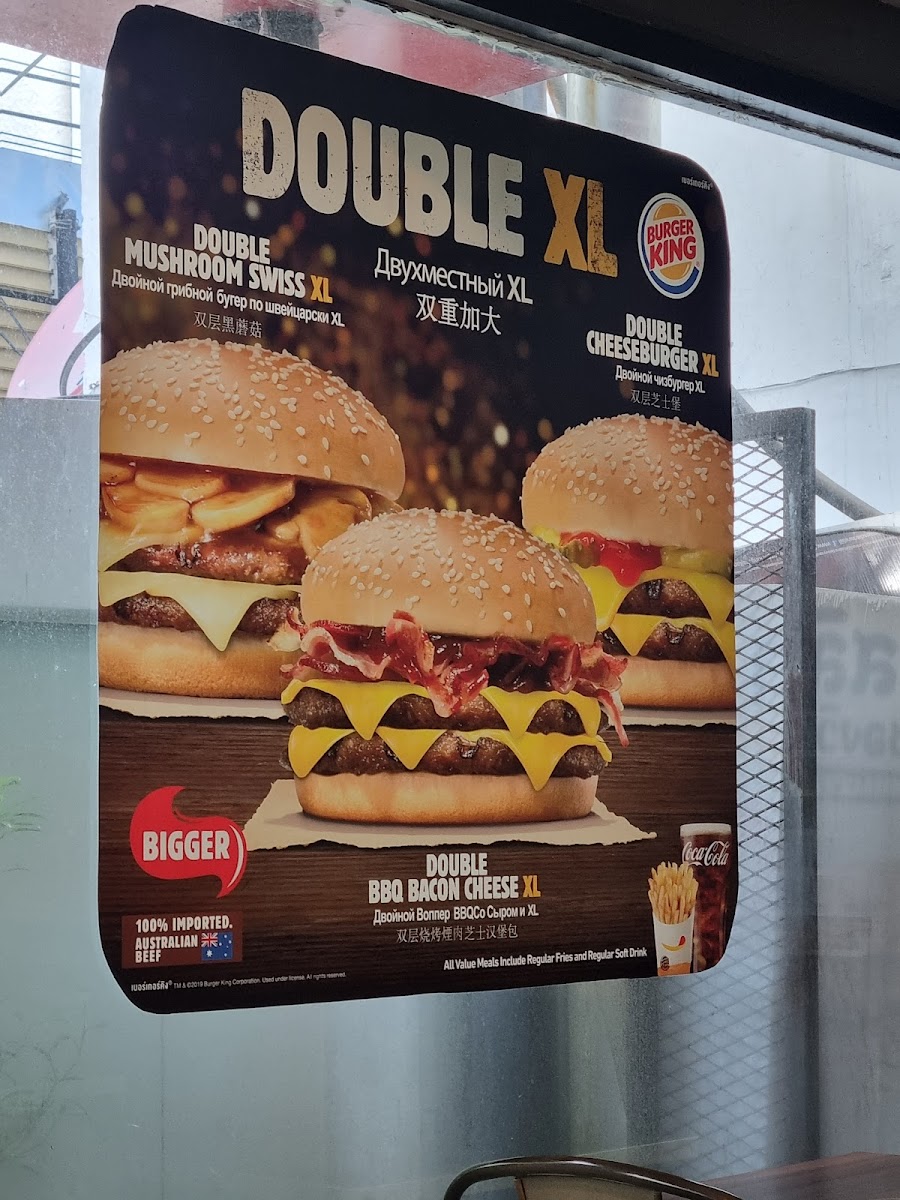 Burger King Photo Menu 3