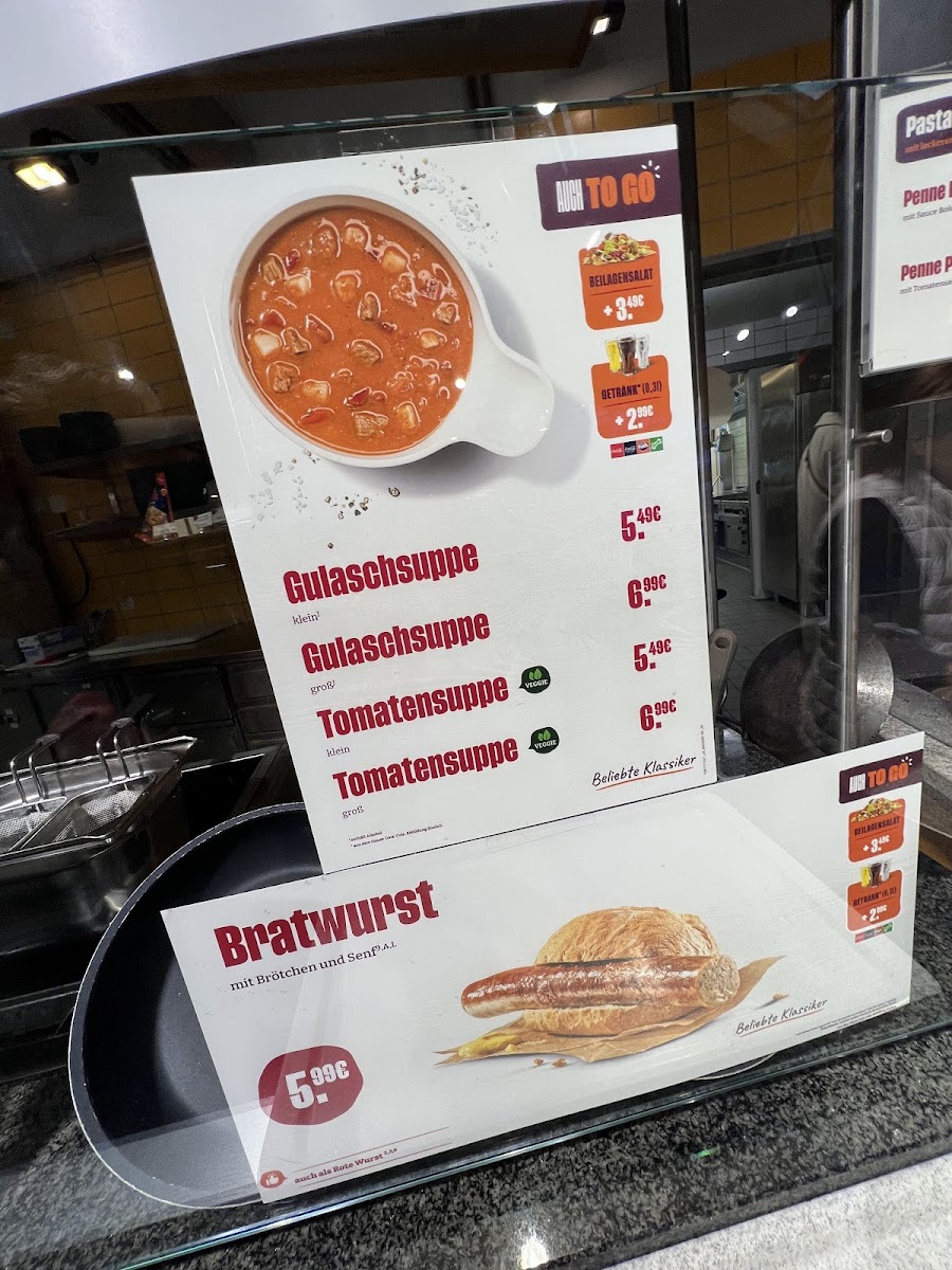 Tank & Rast Gastronomie Photo Menu 2