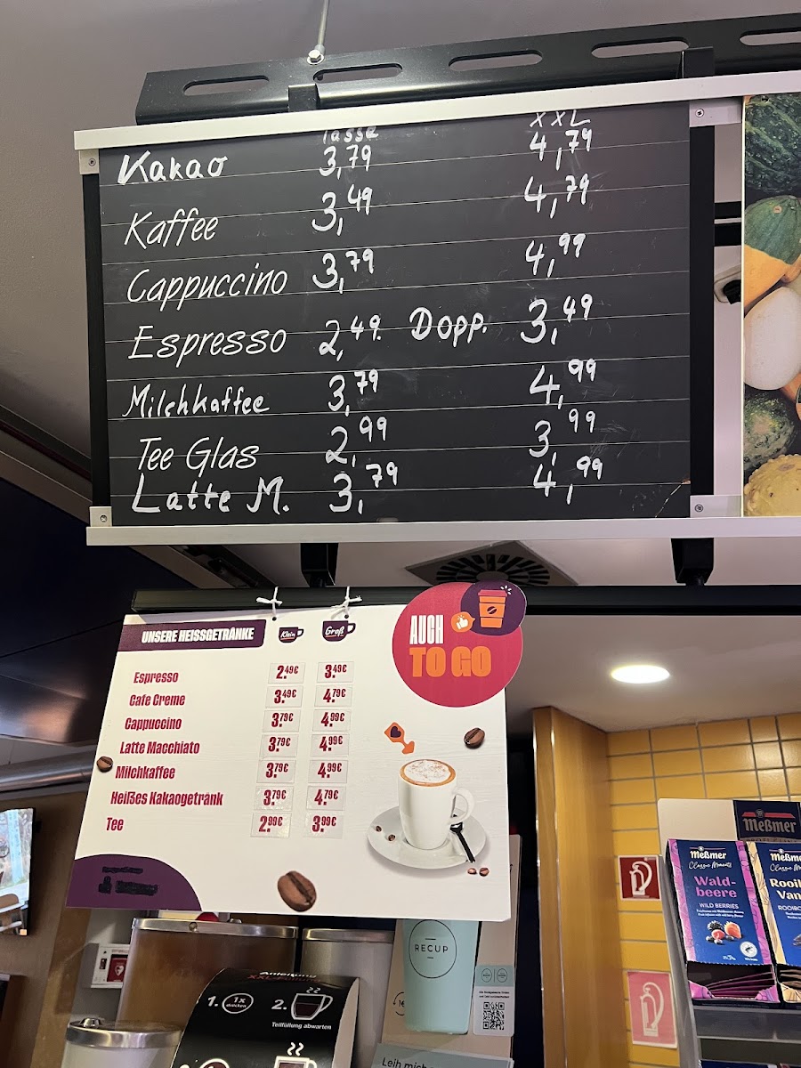 Tank & Rast Gastronomie Photo Menu 3