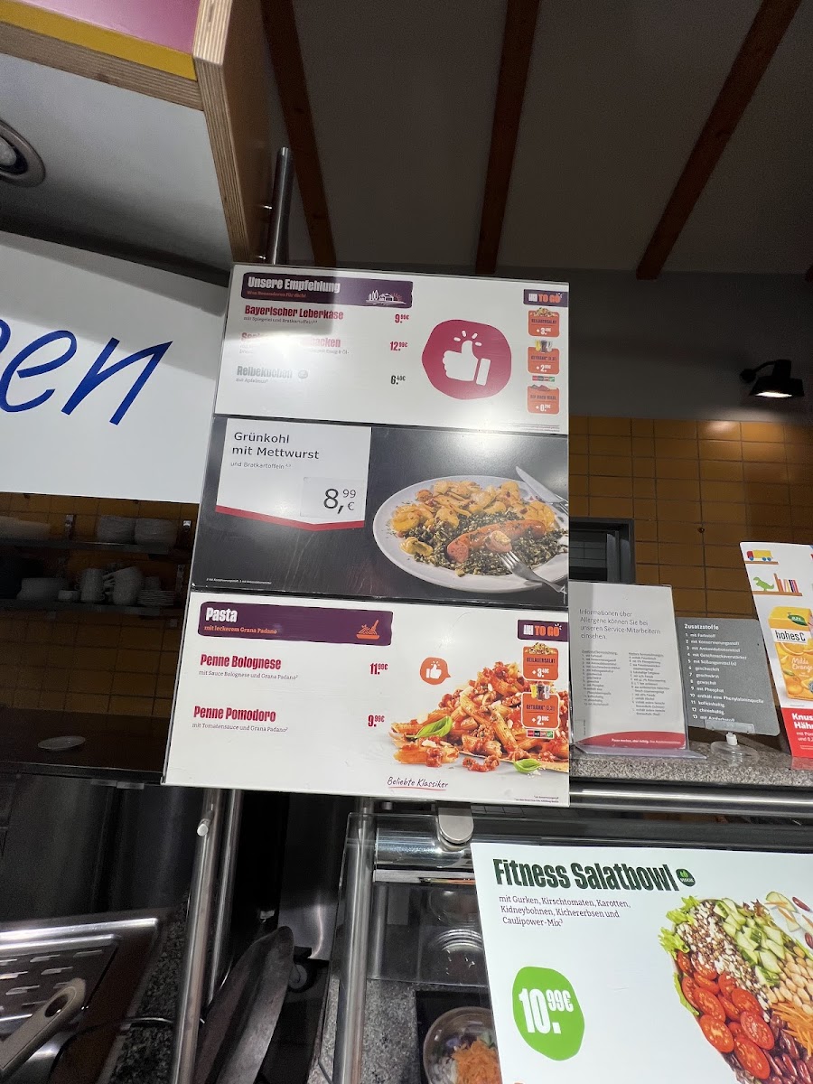 Tank & Rast Gastronomie Photo Menu 5