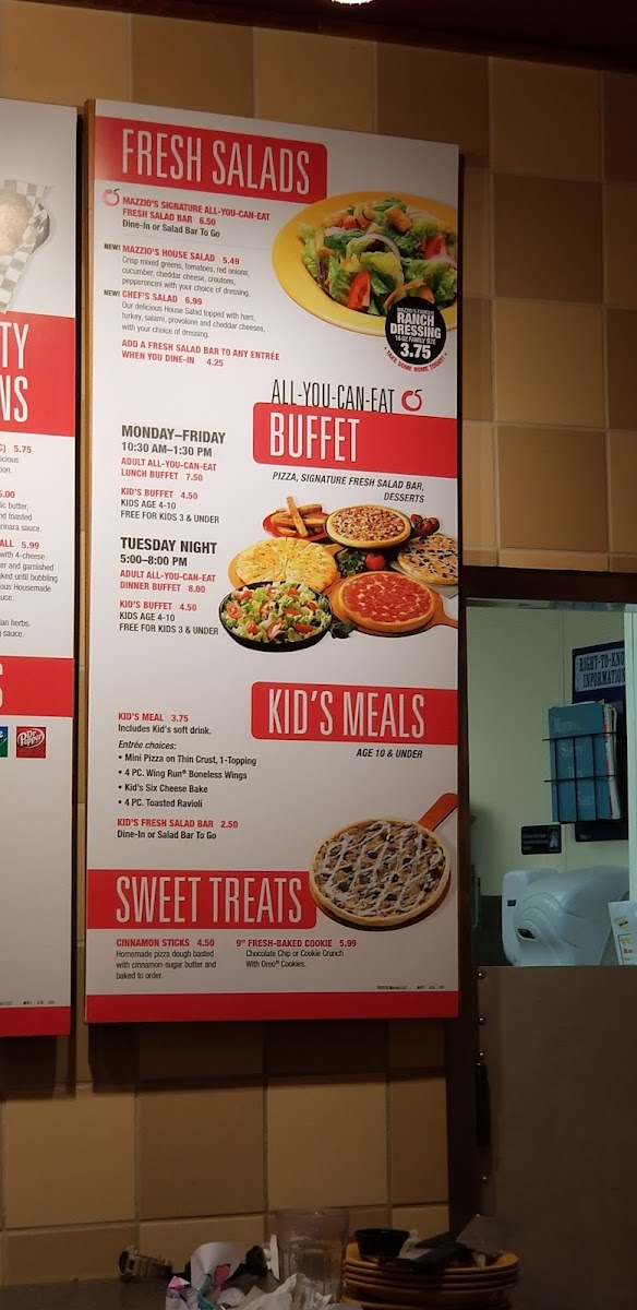 Mazzio’s Pizza & Wings Photo Menu 1