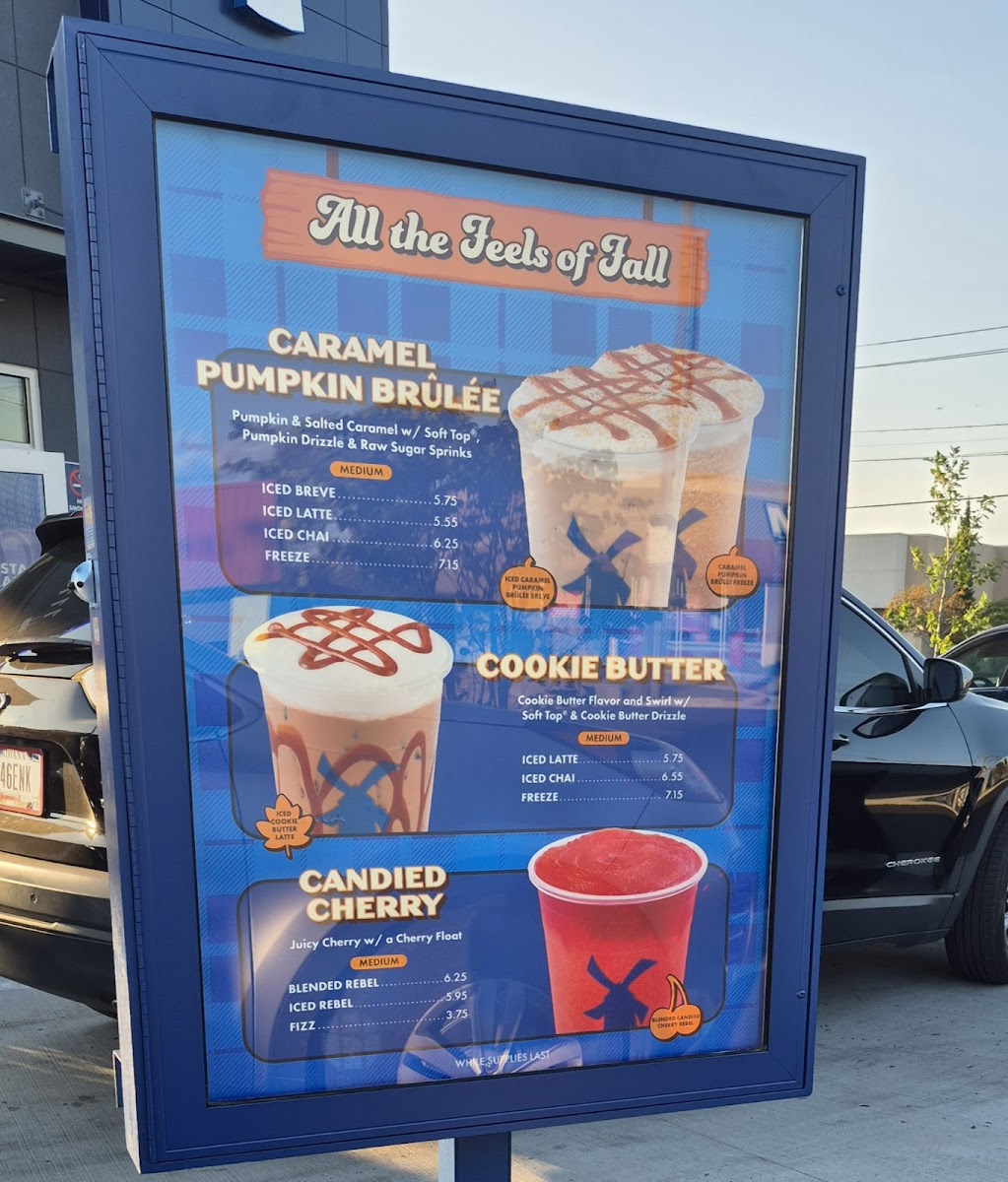 Dutch Bros Coffee Photo Menu 1