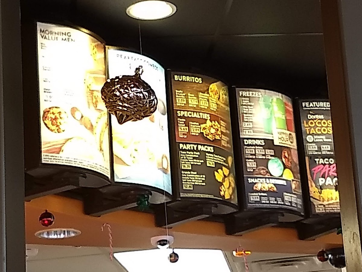 Taco Bell Photo Menu 2