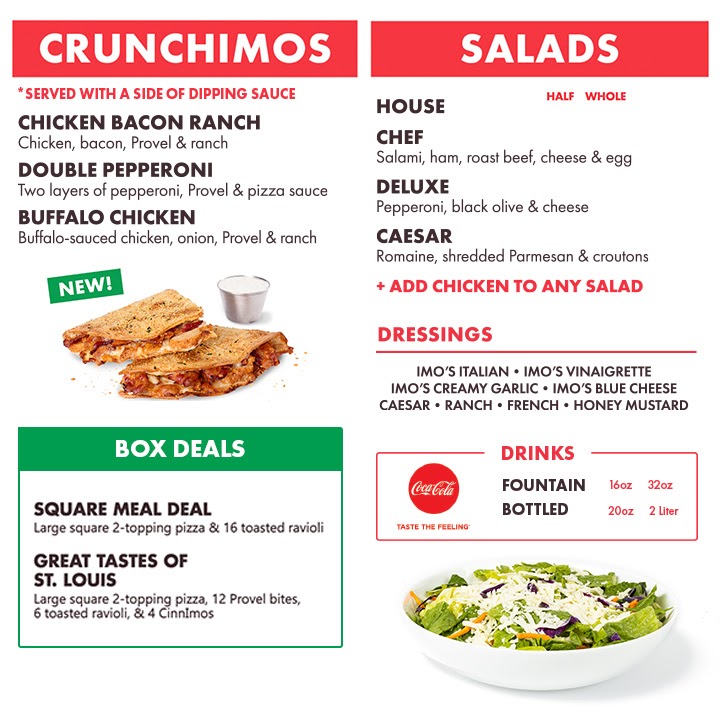 Imo's Pizza Photo Menu 3