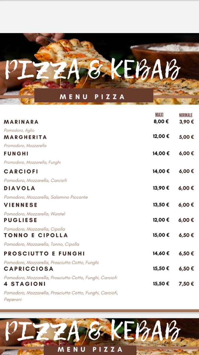Pizzeria Al Cavallino Pizza & Kebab Photo Menu 2