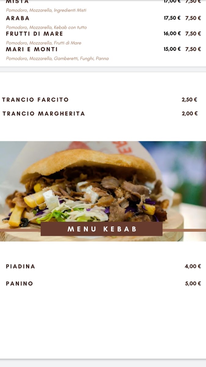 Pizzeria Al Cavallino Pizza & Kebab Photo Menu 3
