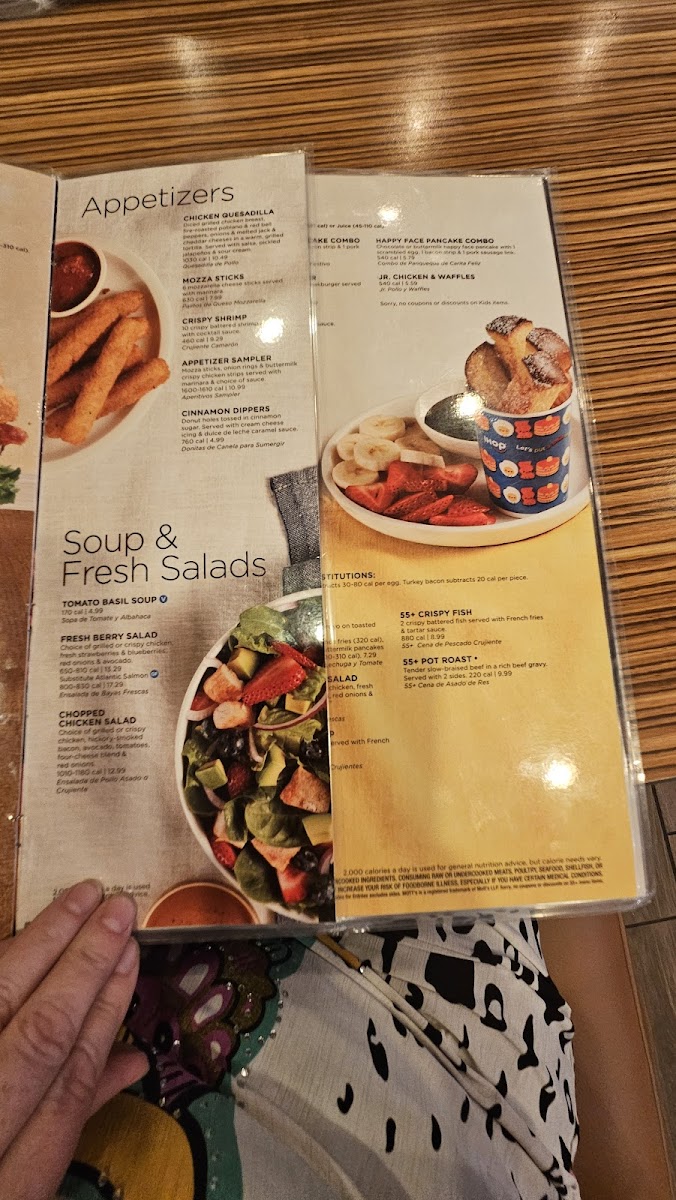 IHOP Photo Menu 3