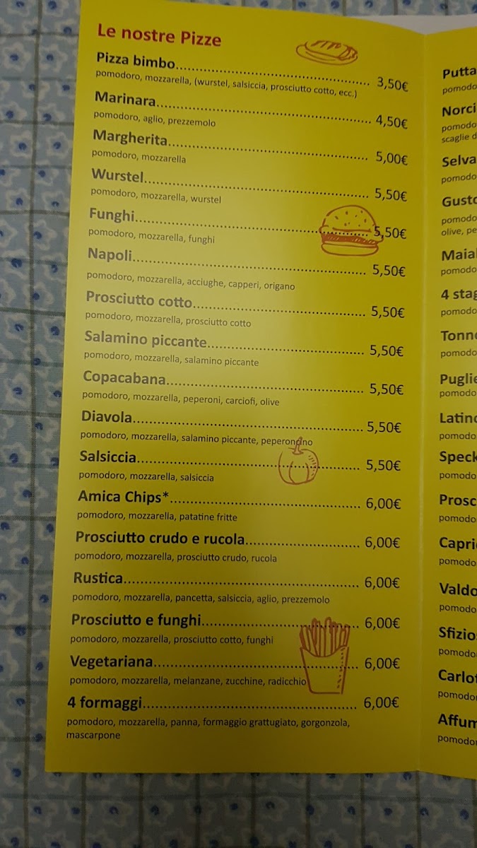 BELLA PIZZA Photo Menu 2
