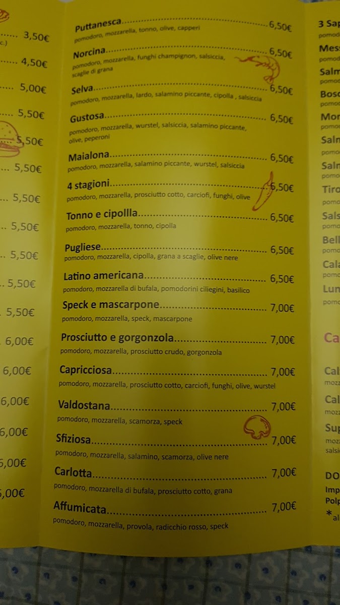 BELLA PIZZA Photo Menu 5