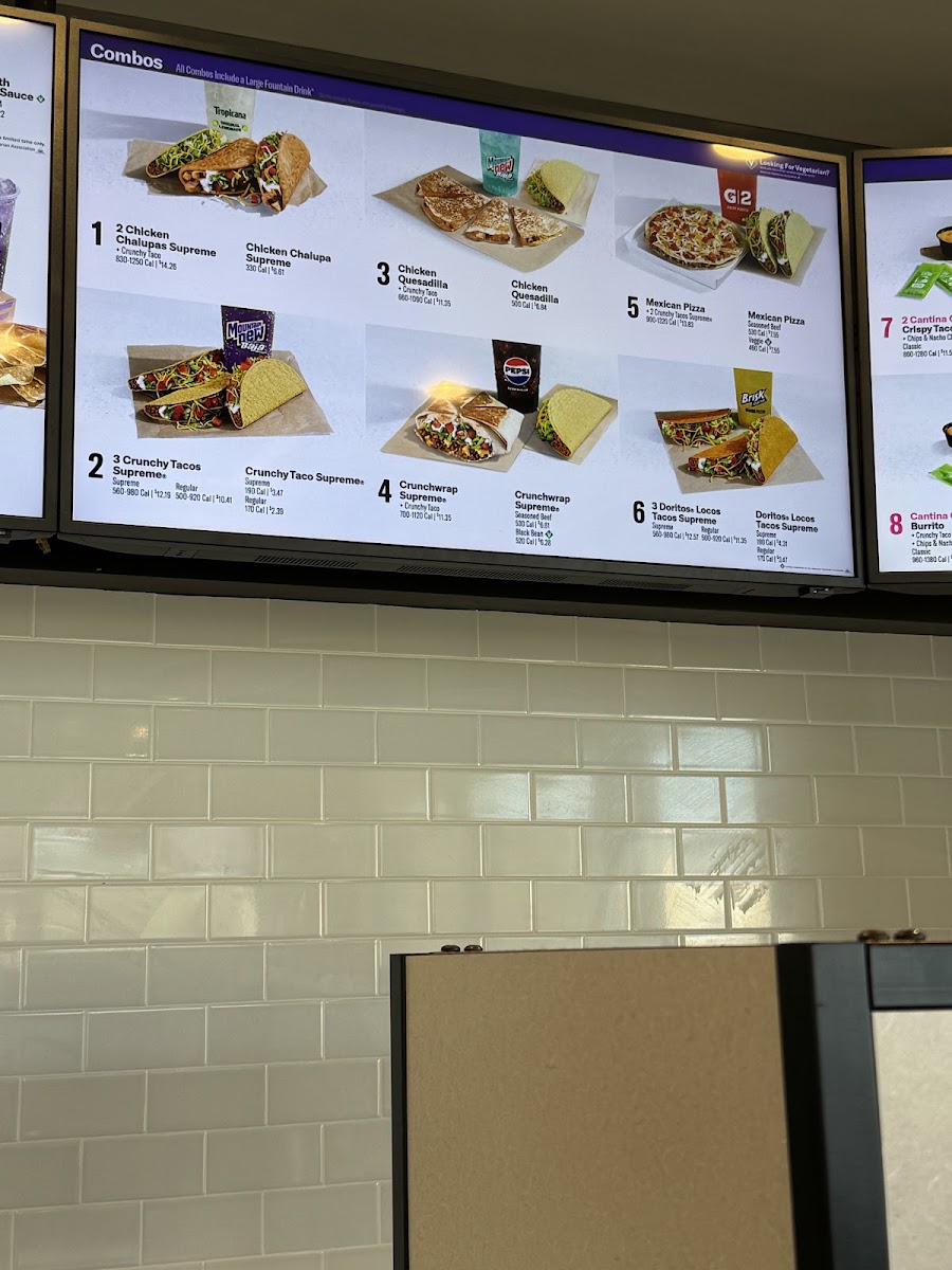 Taco Bell Photo Menu 2