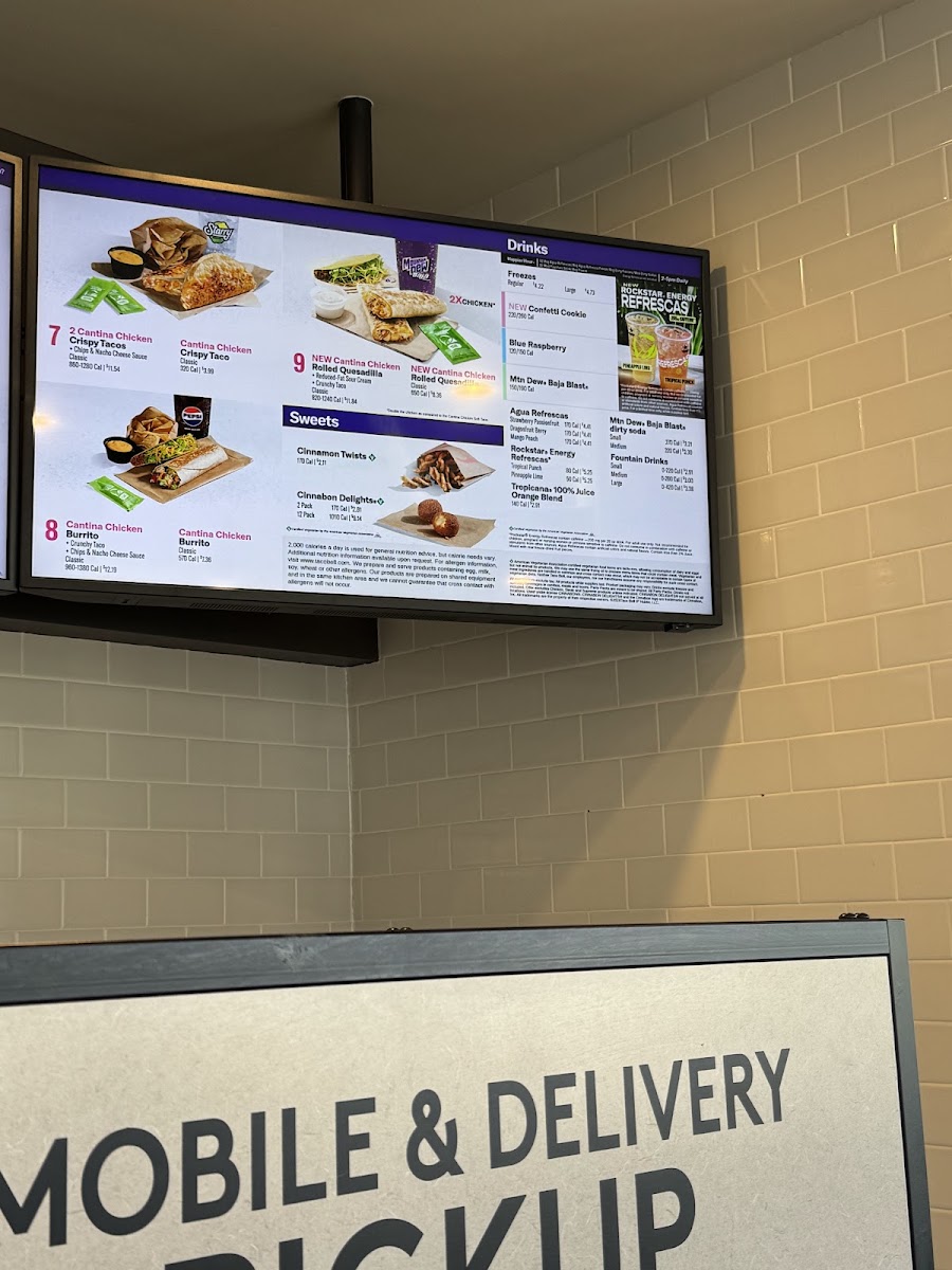 Taco Bell Photo Menu 3
