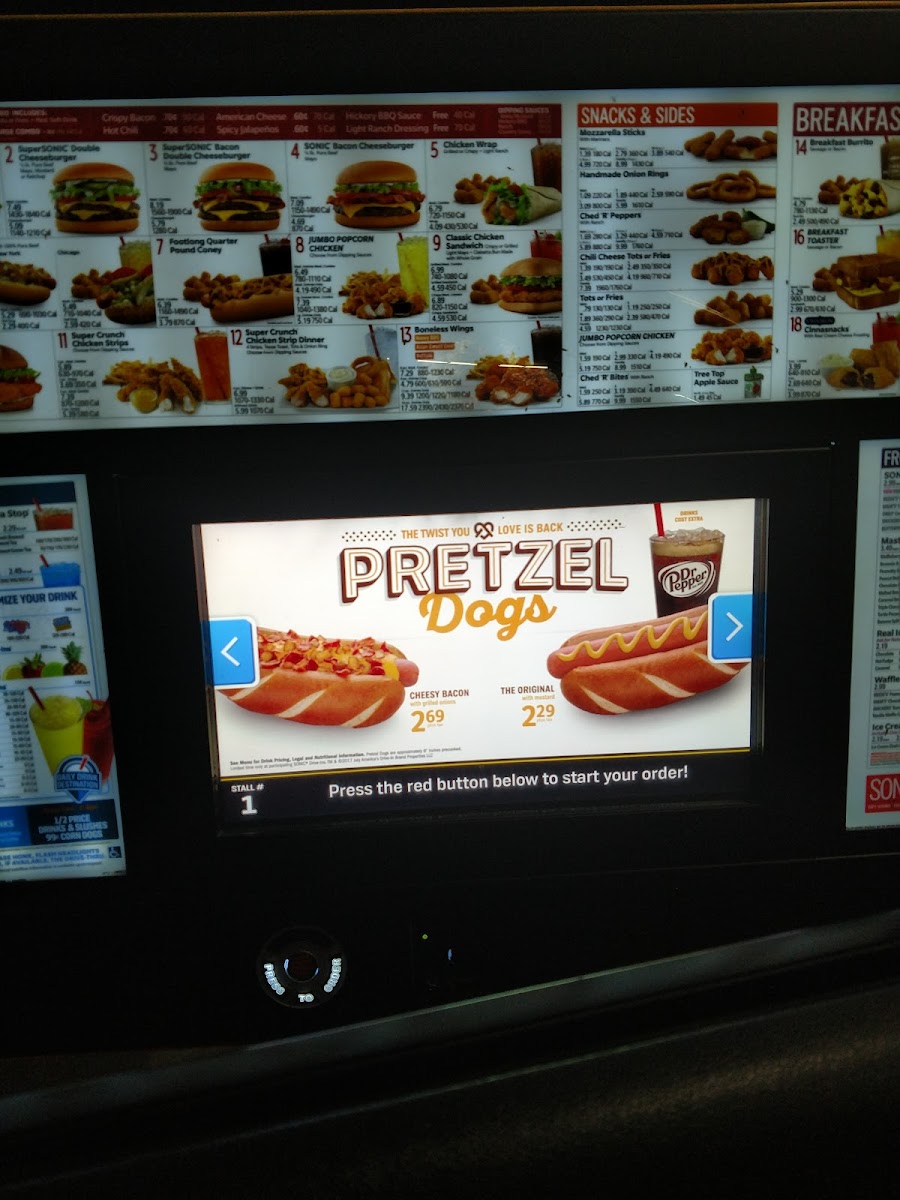Sonic Drive-In Photo Menu 3